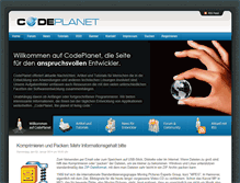 Tablet Screenshot of codeplanet.eu